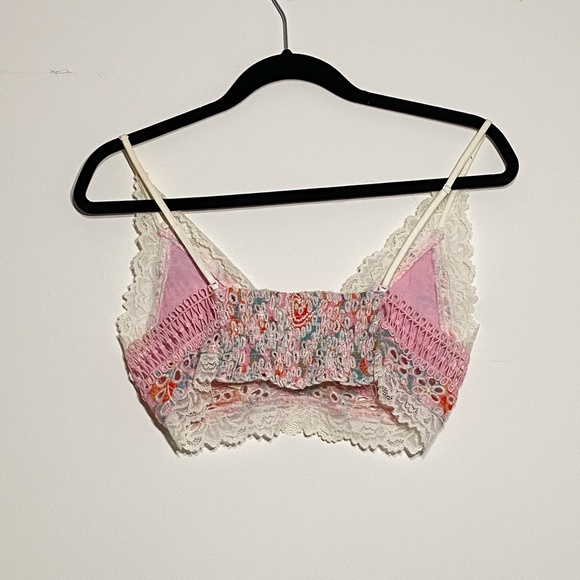 ❌SOLD❌Free People Emma Soft Bra Blossom Combo Pink - Picture 3 of 6